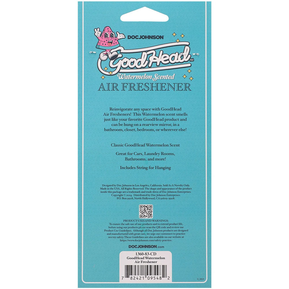 Goodhead Air Freshener Watermelon Scented Accessory > Novelties > Gag Gifts