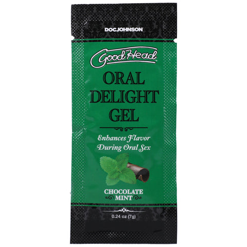 Goodhead Chocolate Mint Oral Delight Gel Edible Enhancer 0.24 Oz Oral Gels & Sprays