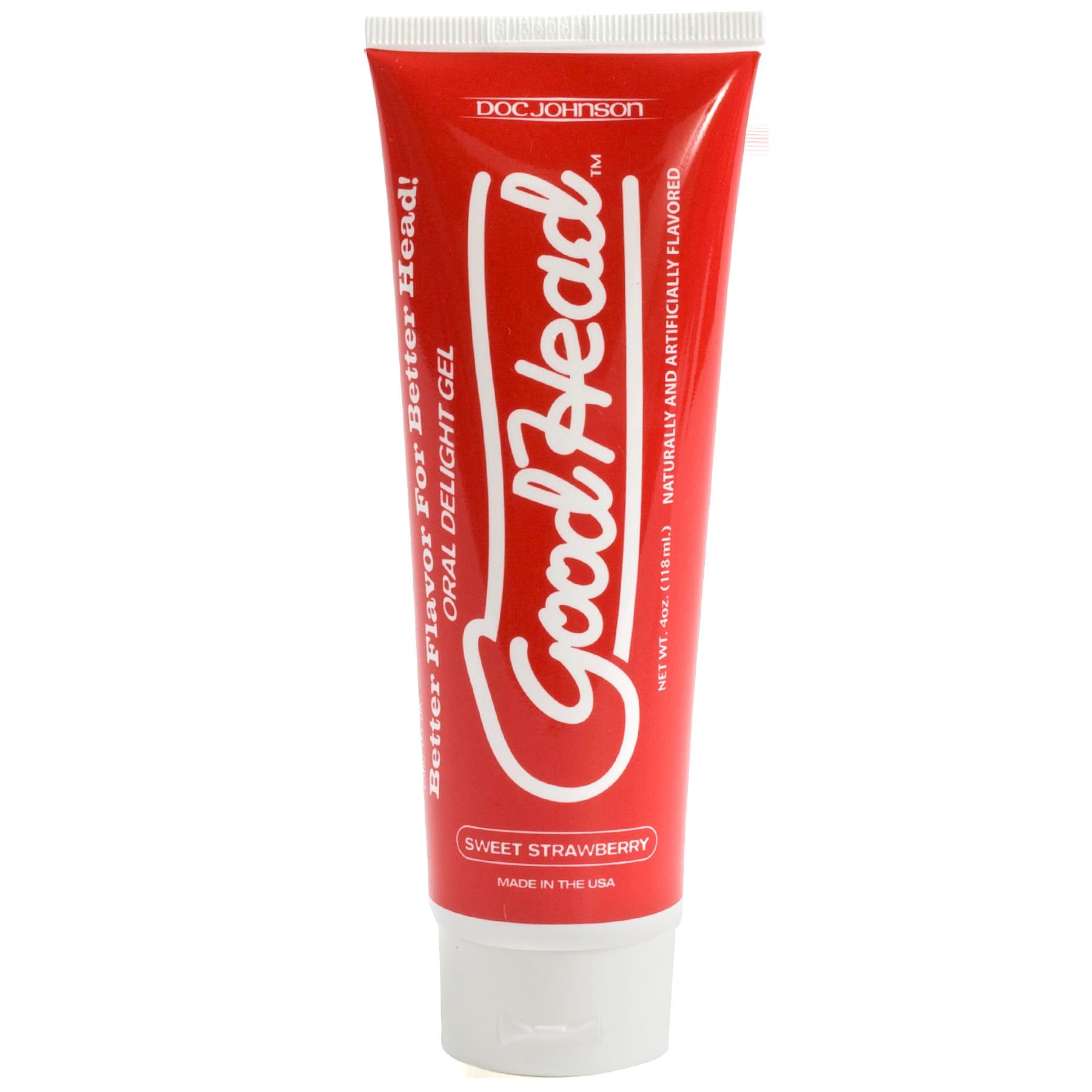 Goodhead Gel Strawberry 4 Ounce Oral Delight Gel Secondary image