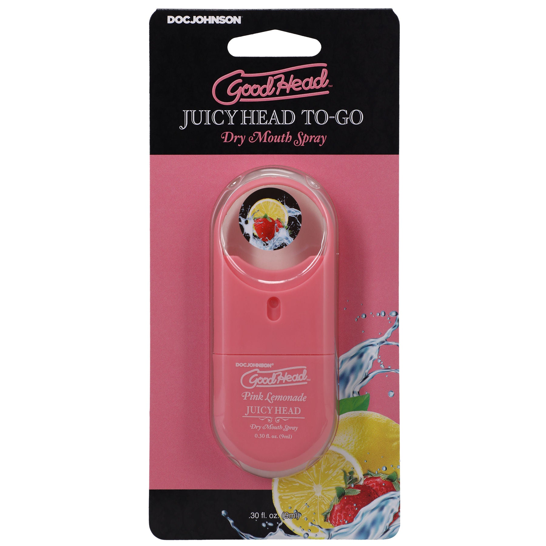 Goodhead Juicy Head Dry Mouth Spray Pink Lemonade Travel Size > Lube > Oral Gels & Sprays Main image
