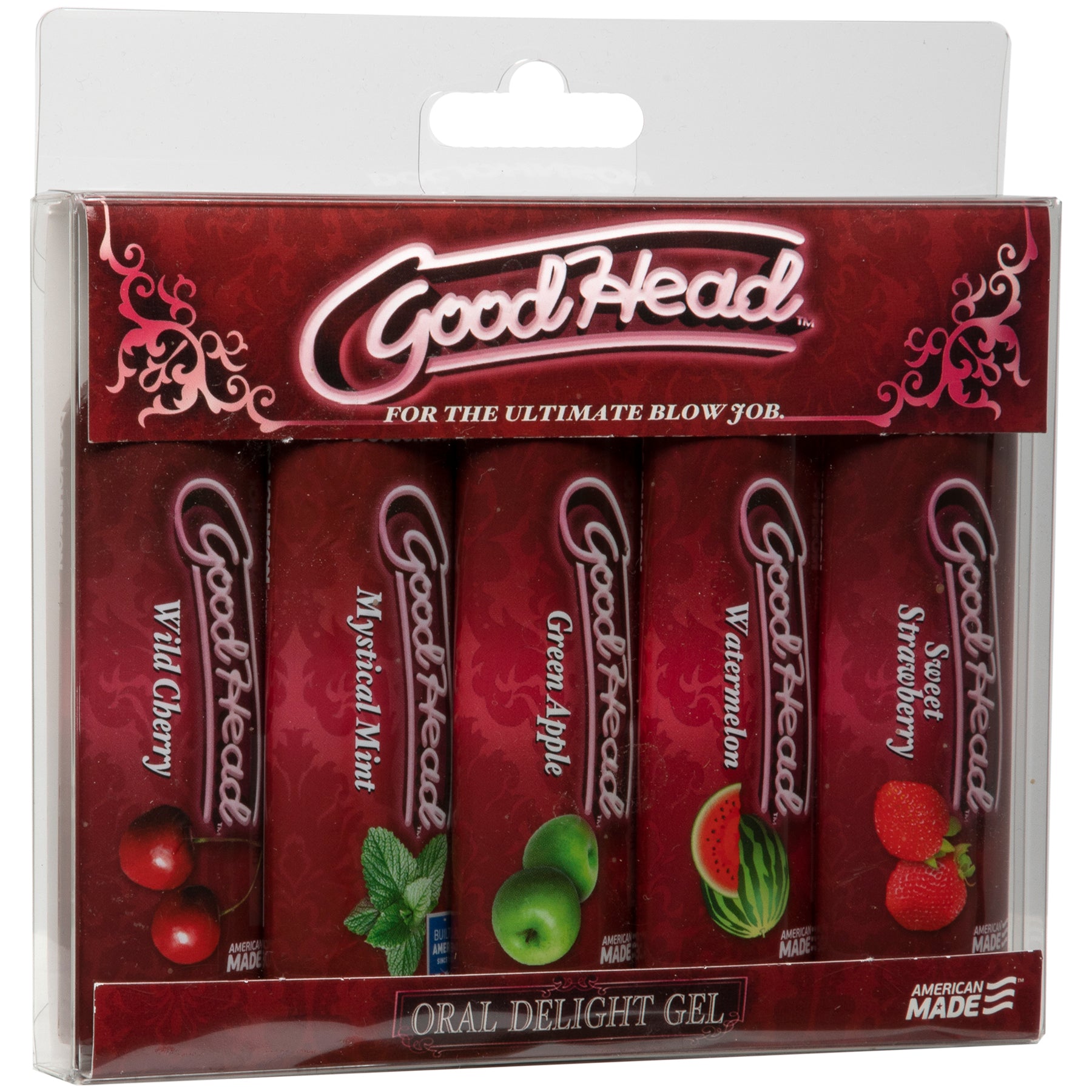 Goodhead Oral Delight Gel 1 Ounce 5 Pack 28g ea > Lube > Oral Gels & Sprays Main image