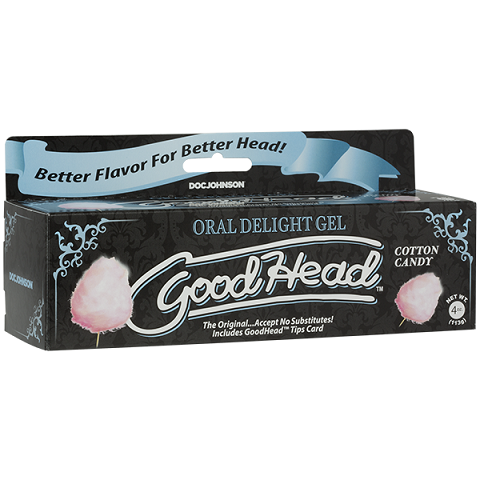 Goodhead Oral Delight Gel Cotton Candy 4 oz Tube > Lube > Oral Gels & Sprays Main image