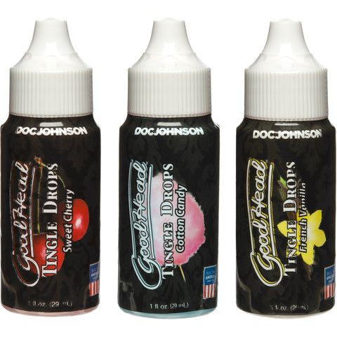Goodhead Tingle Drops Cherry Candy and Vanilla 3 Piece Set > Relaxation Zone > Edible Treats