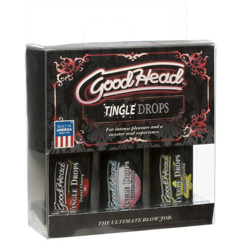 Goodhead Tingle Drops Cherry Candy and Vanilla 3 Piece Set > Relaxation Zone > Edible Treats