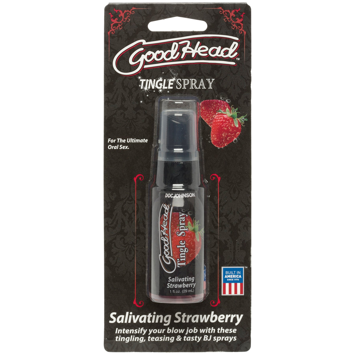 Goodhead Tingle Spray Salivating Strawberry Flavored 29ml Spray > Lube > Oral Gels & Sprays