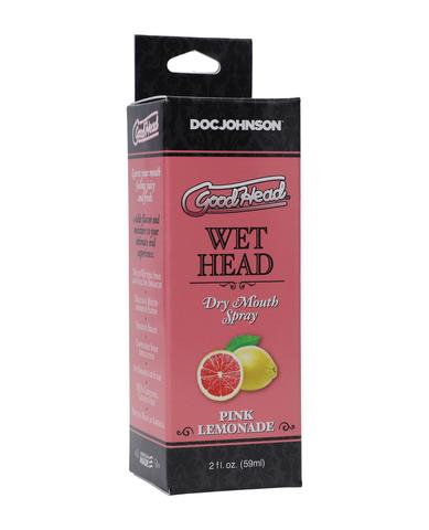 Goodhead Wet Head Dry Mouth Spray Pink Lemonade 2 Fl Oz (59ml) > Lube > Oral Gels & Sprays Main image