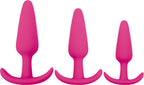 Gossip Rump Rockers Magenta Anal Plug Trainer Set Silicone > Anal Range > Butt Plug Kits