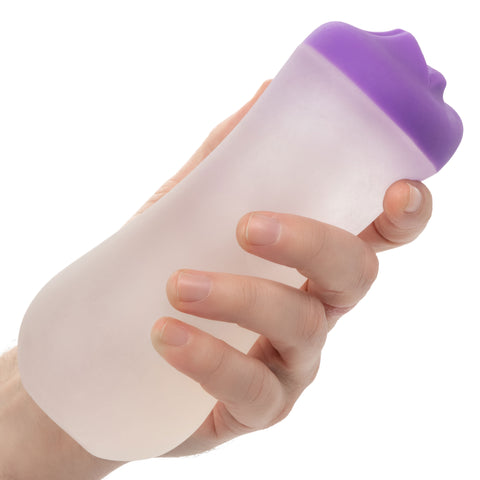 CalExotics Deep Throat Grip Male Masturbator with Suction Strokers - Manual