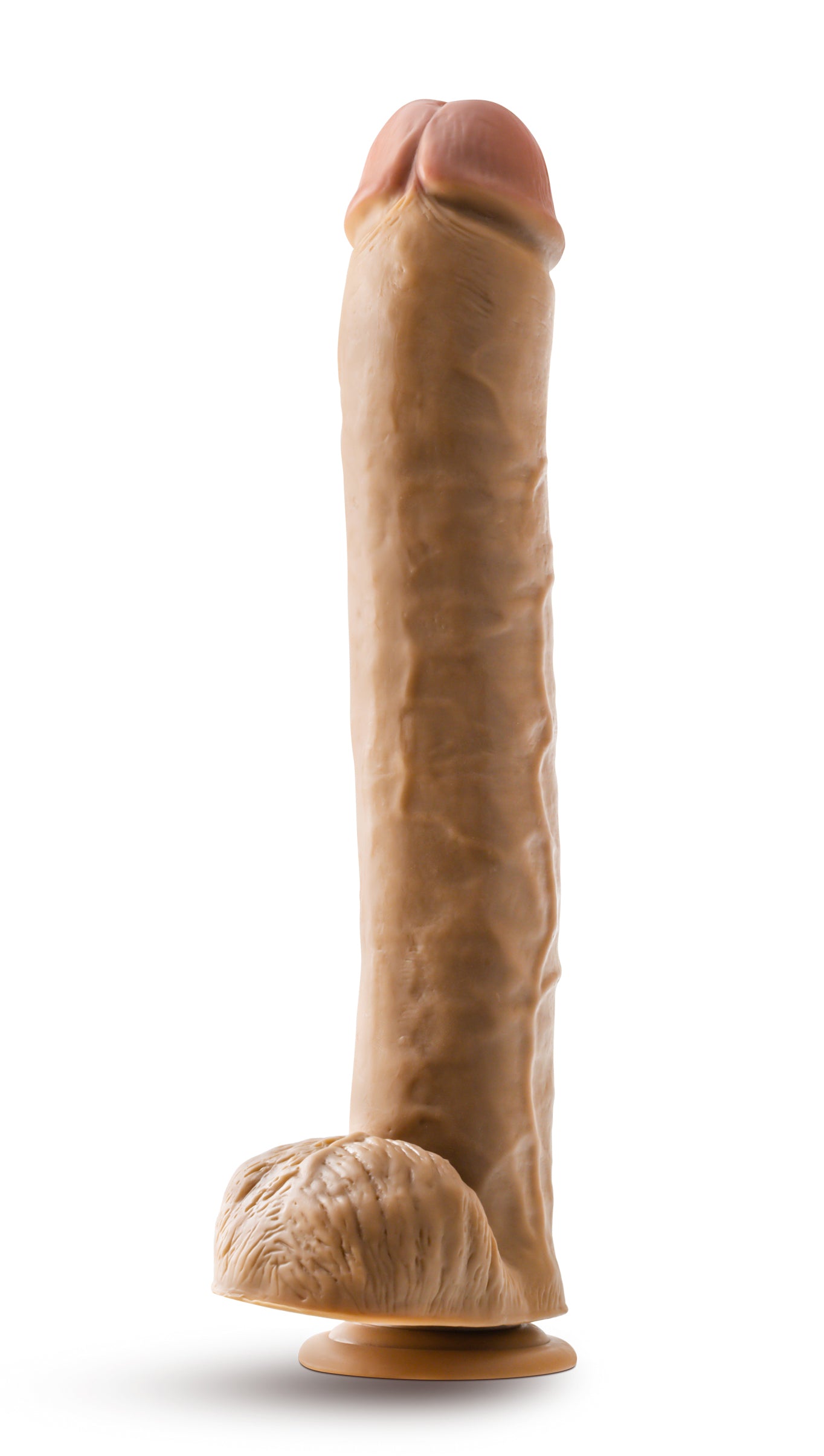 Dr. Michael 14 Inch Beige Realistic Dildo with Suction Base > Dildos > Oversized Toys