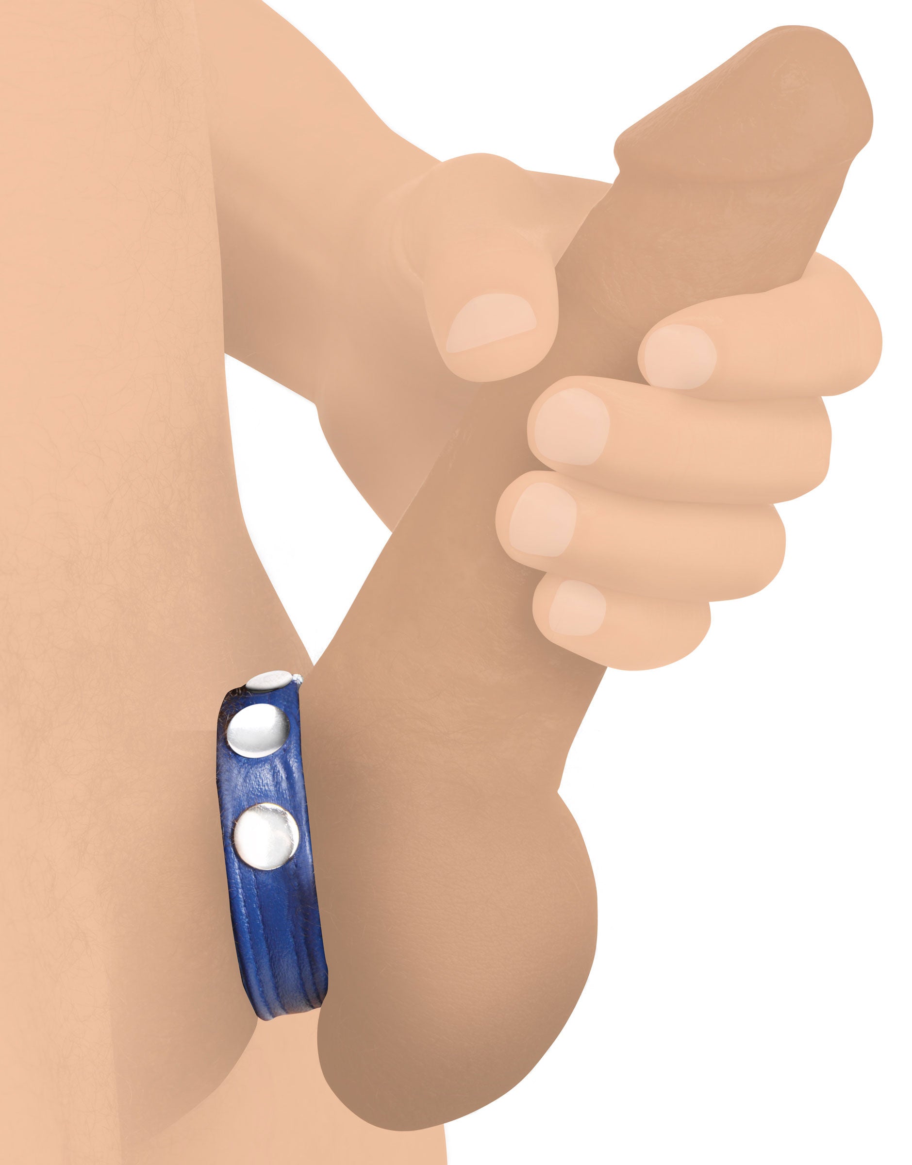 Cock Gear Leather Adjustable Speed Snap Cock Ring – Leather Men’s Accessory Blue > Cock Ring > Adjustable