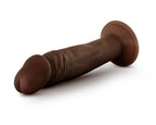Dr Skin Plus 6 Inch Posable Chocolate Dildo > Dildos > Slim Dildos