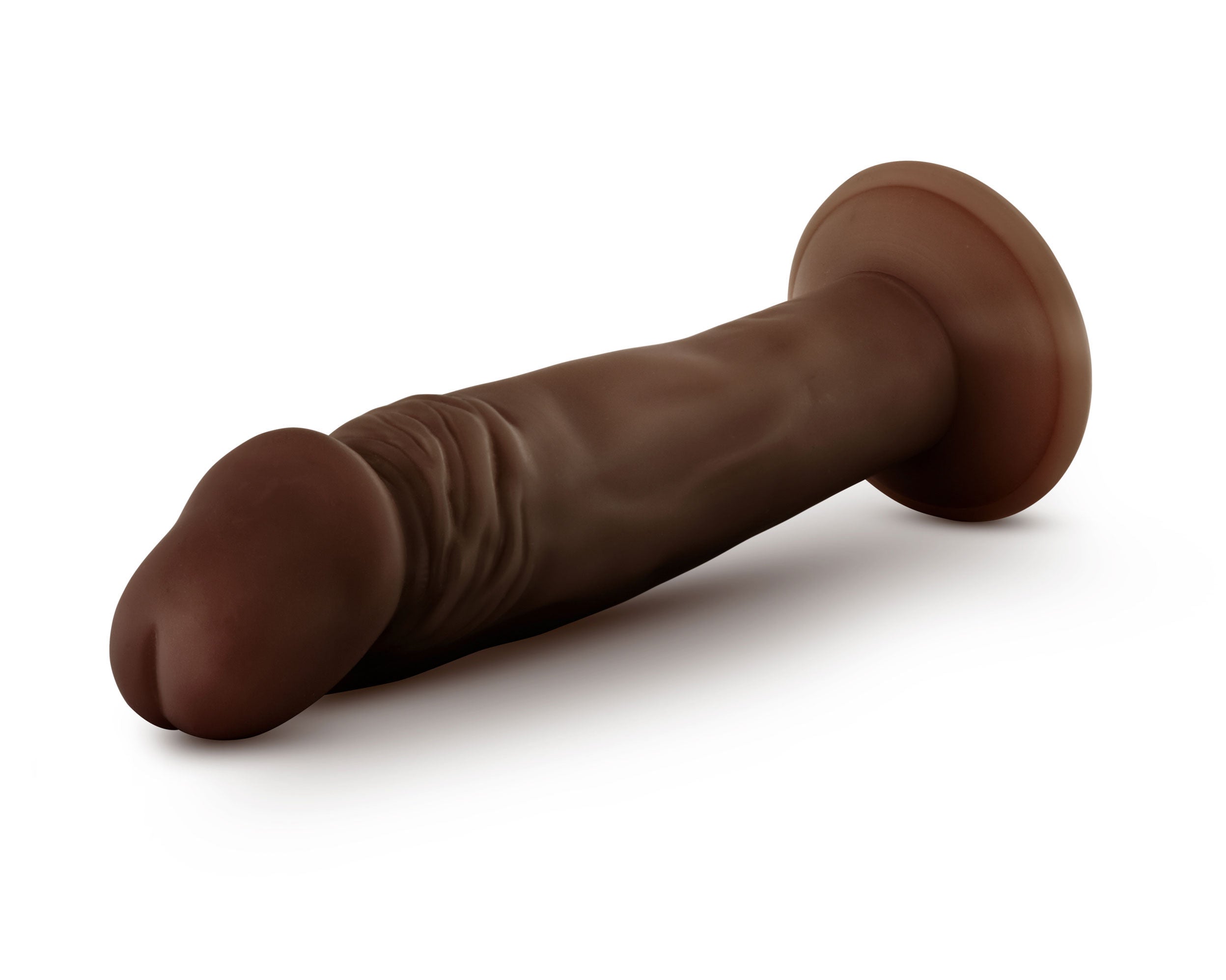 Dr Skin Plus 6 Inch Posable Chocolate Dildo > Dildos > Slim Dildos