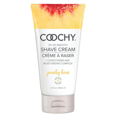 Coochy Peachy Keen Shave Cream for Bikini and Body Care 3.4 Oz Default Title Bath & Body