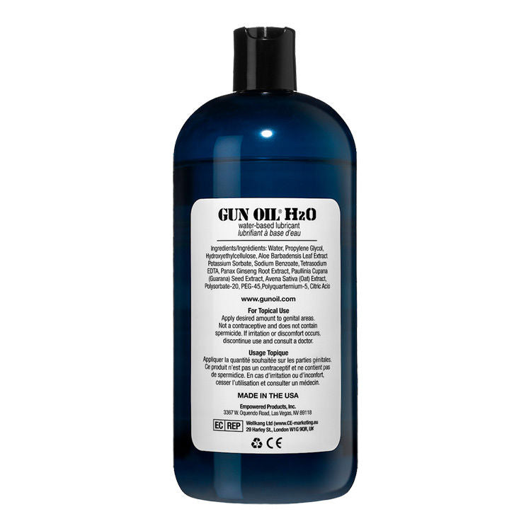 Gun Oil H2O Water-Based Lubricant with Aloe Vera 32 Ounce - 960ml Secondary image