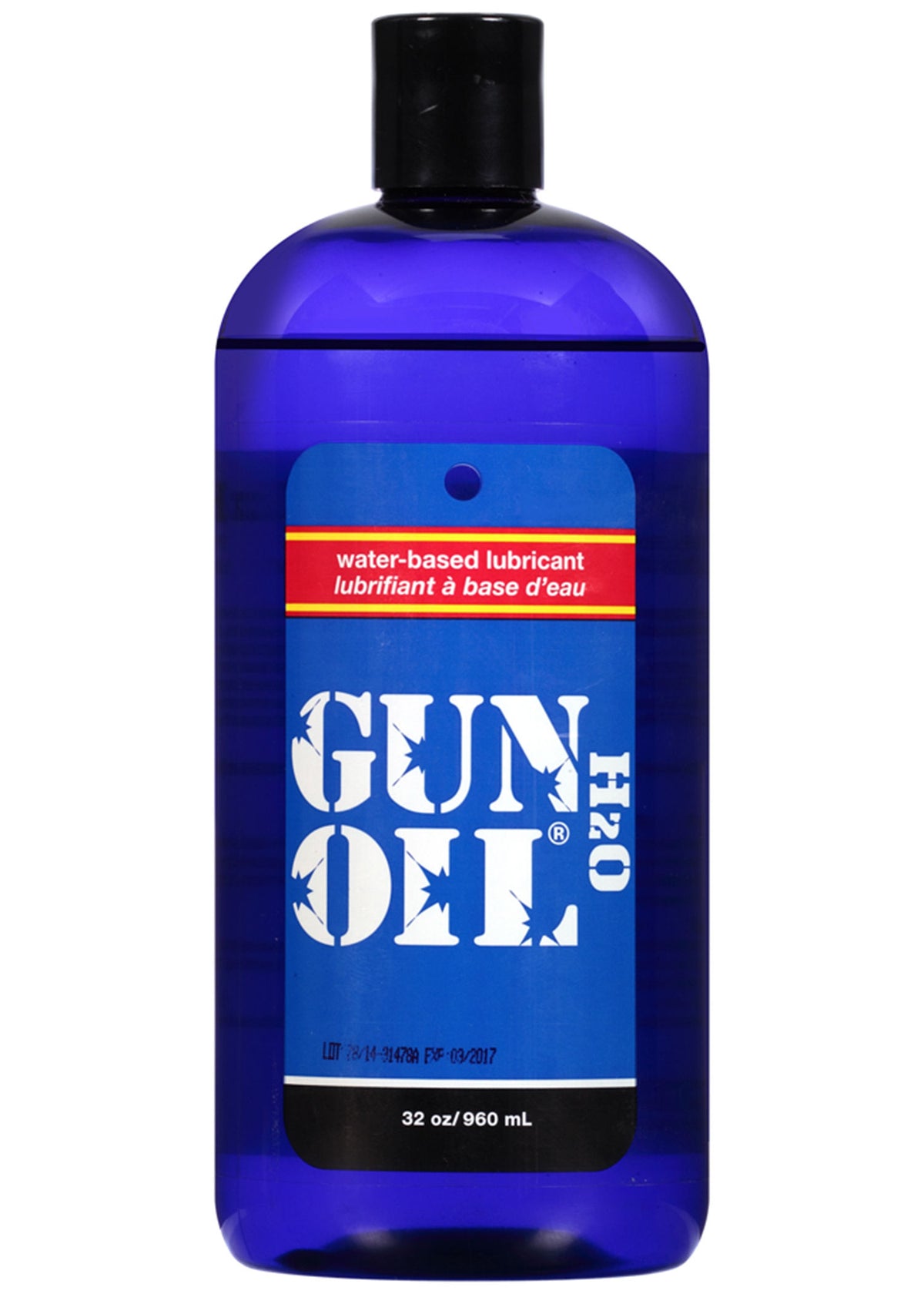 Gun Oil H2O Water-Based Lubricant with Aloe Vera 32 Ounce - 960ml > Lube > Speciality Exempt