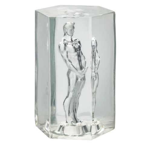 Guys Guys Guys Romeo Transparent Soft Stretchy Masturbator Travel Size Strokers - Manual