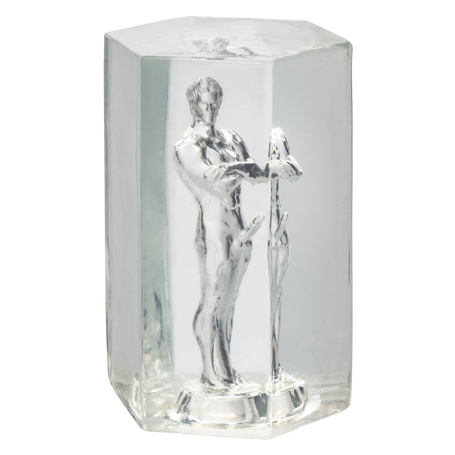 Guys Guys Guys™ David Transparent Soft Stretchy Male Masturbator with Closed End Suction Strokers - Manual