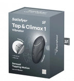 Satisfyer Tap & Climax 1 - Grey Lay-On Vibrator 8.6 Inch > Vibrators > Vibrating Pads