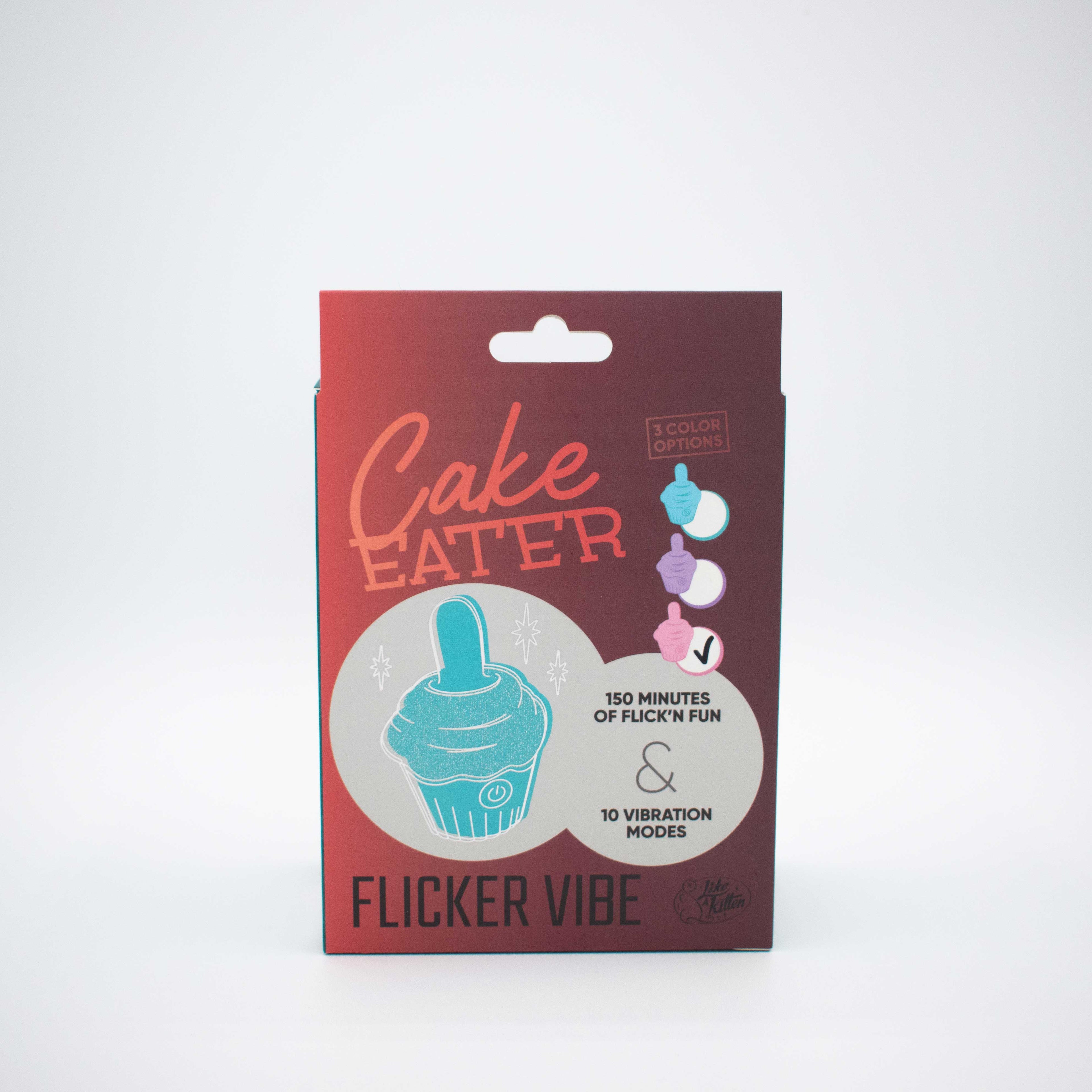 Like A Kitten Cake Eater Blue Clit Flicker Stimulator Toy > Vibrators > Finger Vibrators