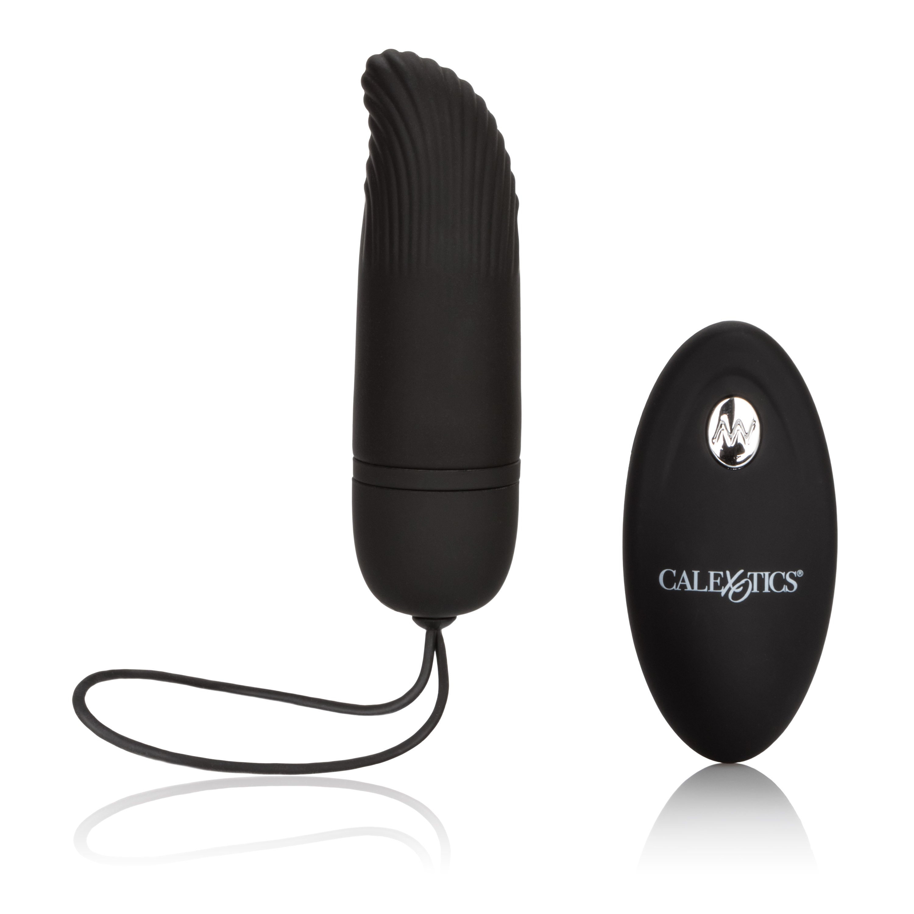 Silicone Remote Ridged G Vibrator with 12 Intense Functions BULLETS