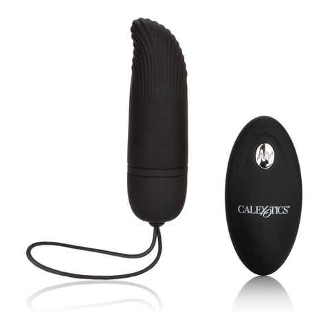 Silicone Remote Ridged G Vibrator with 12 Intense Functions BULLETS