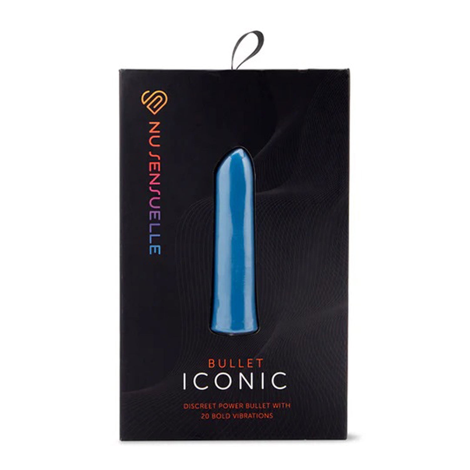 Nu Sensuelle Iconic Bullet Vibrator in Deep Turquoise Color Blue BULLETS