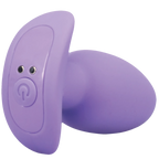 Mood Teaser Water Resistant Rechargeable Vibrating Micro Plug Purple > Anal Range > Vibrating Butt Plugs