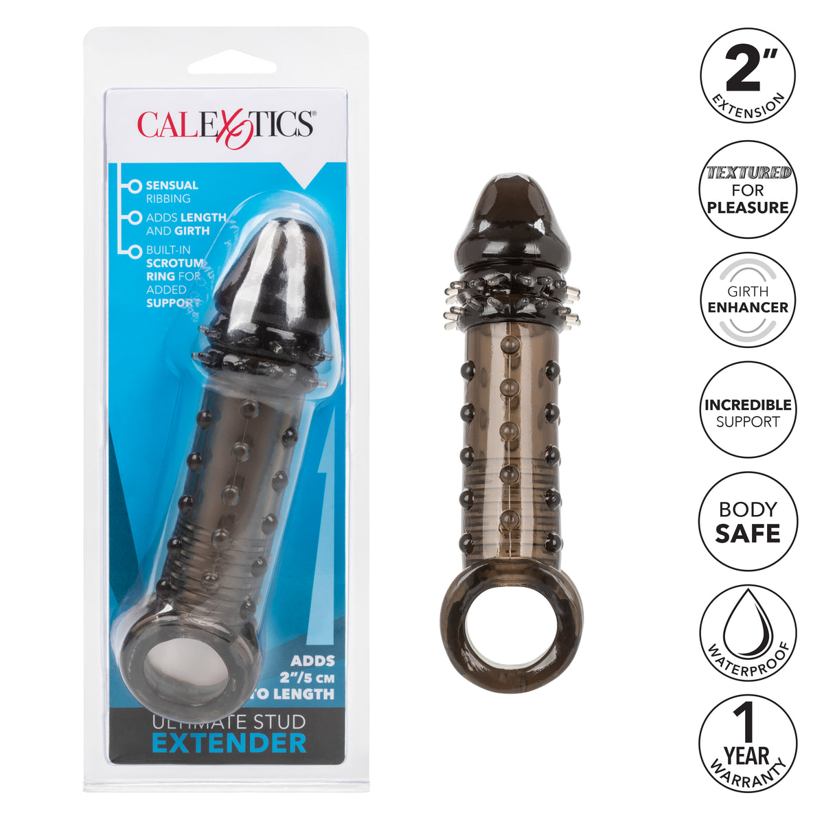 Ultimate Stud Extender Male Sleeve With Studded Texture > Sex Toys For Men > Penis Sleeves