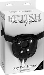 Fetish Fantasy Stay-Put Harness Black Soft Neoprene Harness > Dildos > Strap On Harnesses