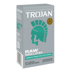 Trojan Raw Non-Latex Condoms 10 Pack Ultra Thin Sensual > Essentials > Condoms