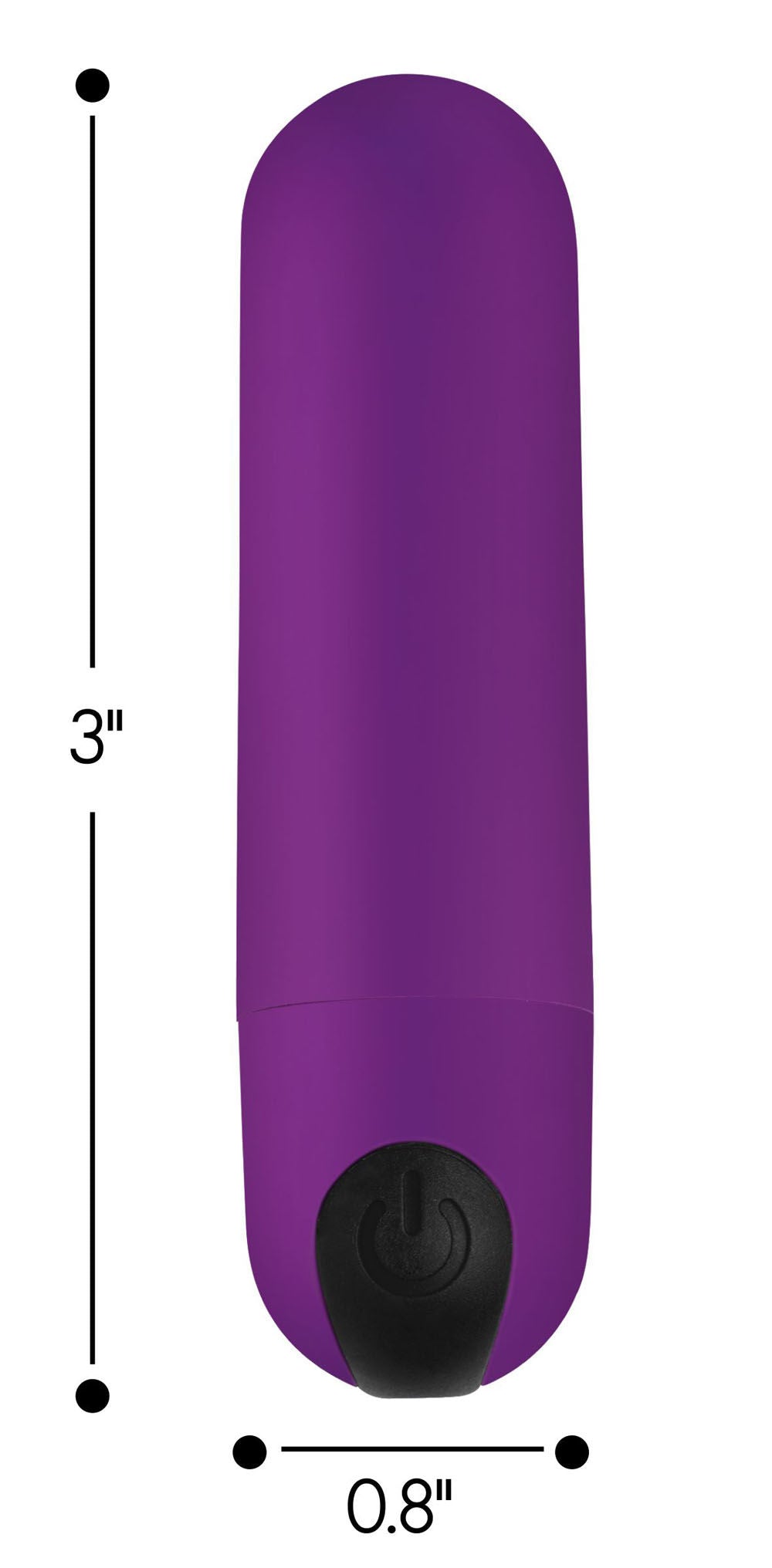 Bang Wireless Vibrating Bullet with Remote Control Black Sex Toy > Vibrators > Mini Vibrators