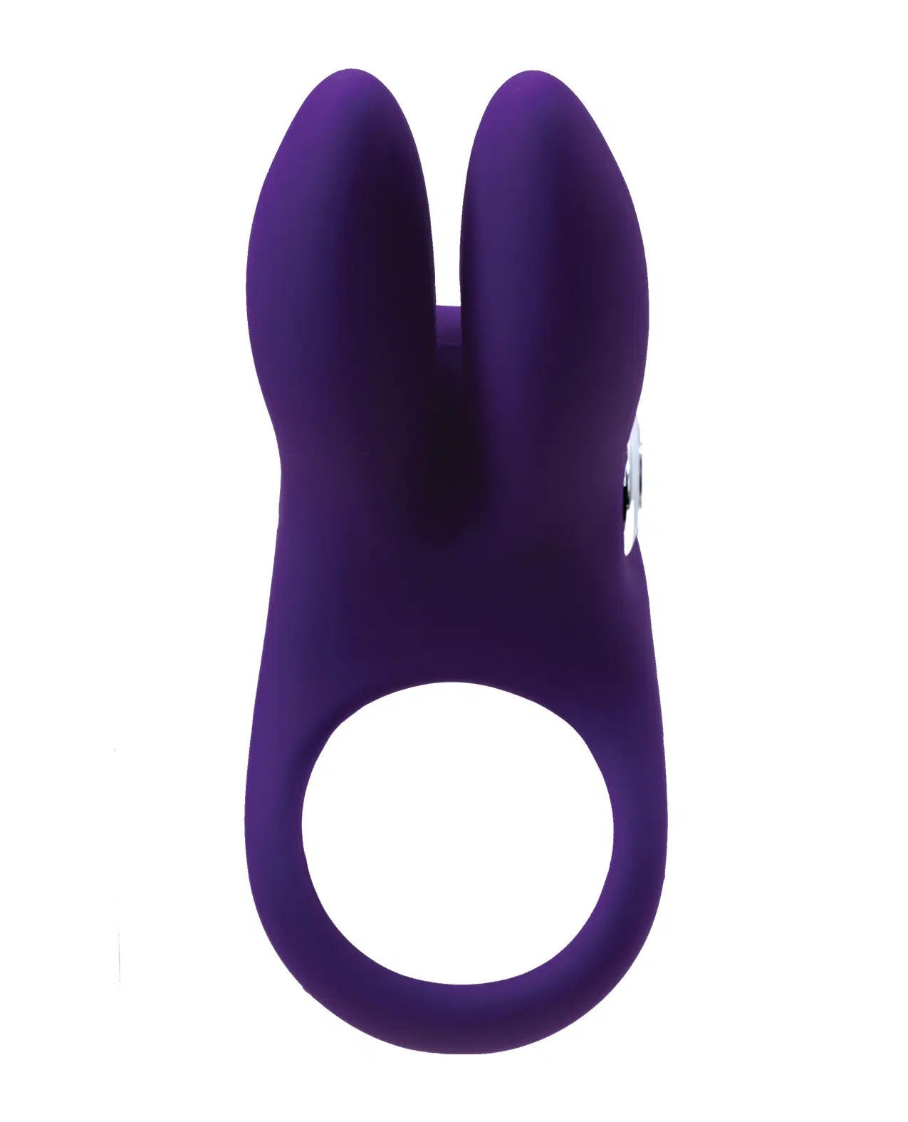 Sexy Bunny Rechargeable Deep Purple Vibrating Cockring Toy Cock Rings Vibrating