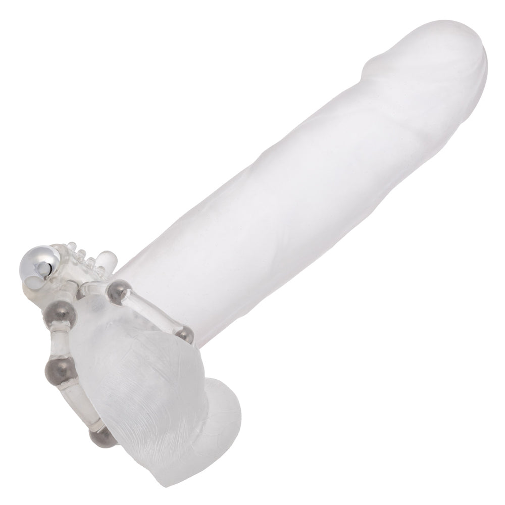 Maximus Waterproof Enhancement Ring with 10 Stroker Beads – Flexible TPR Cock Ring > Cock Ring > Vibrating