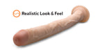 Dr Skin 19 Inch Realistic Beige Dildo with Suction Base > Dildos > Oversized Toys