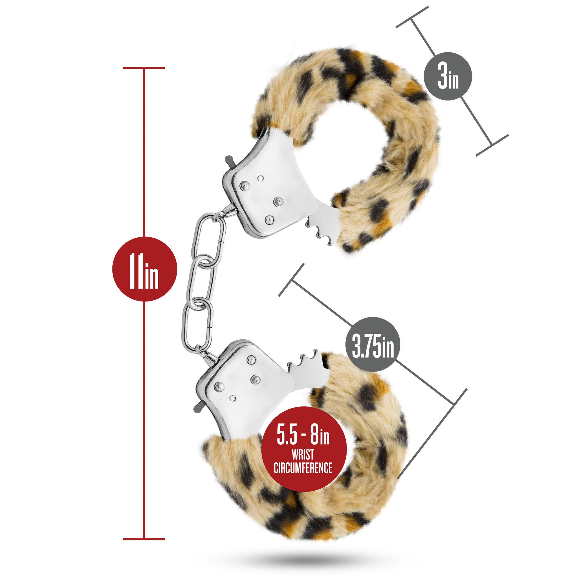Temptasia Adjustable Leopard Print Cuffs for Adult Bondage Fun > Bondage Gear > Restraints