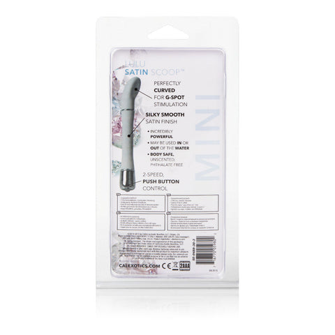 Lulu Satin Scoop Vibe - White Vibrators