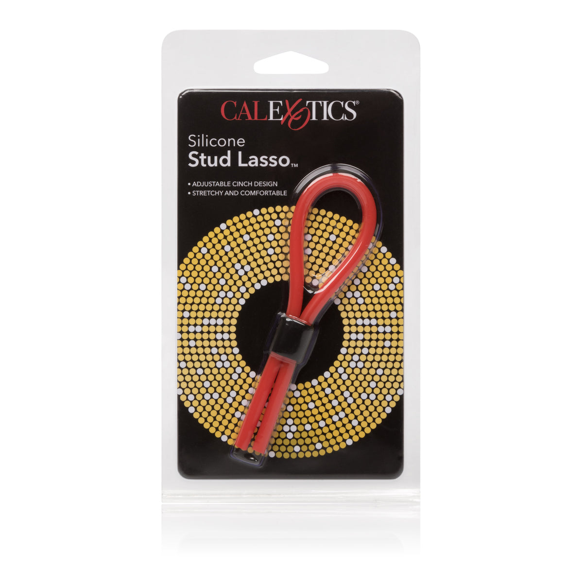 Silicone Stud Lasso Red Adjustable Erection Enhancer 5 Inch Flexible Stretchy Loop > Cock Ring > Adjustable
