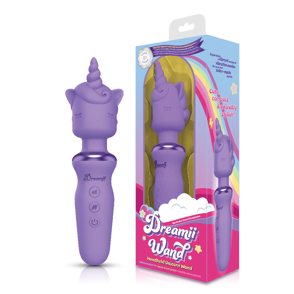 Dreamii Lilac Whirl Powerful Unicorn Wand Massager for Adults Electric Massager