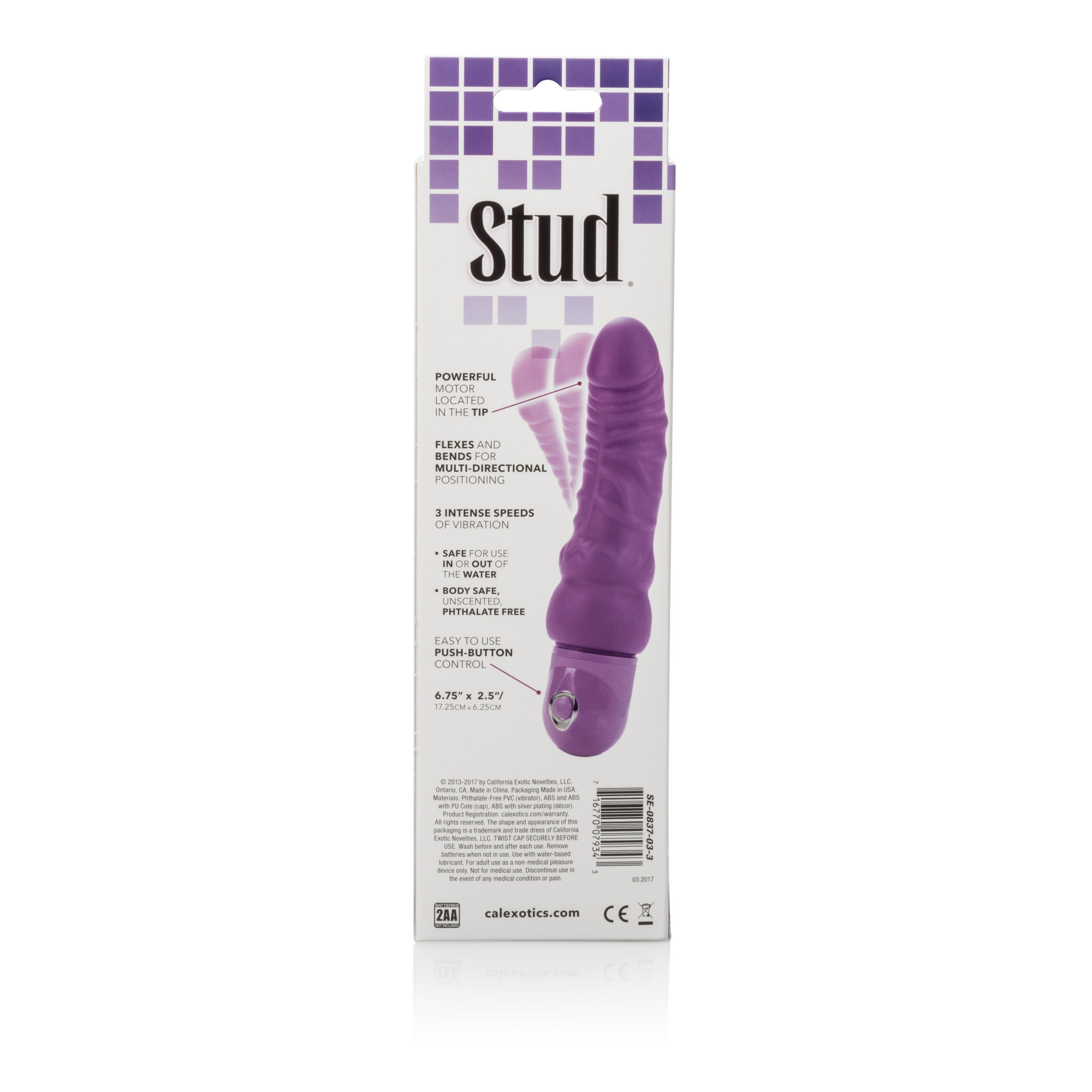Bendie Power Stud Pink Vibrator with Three Intense Speeds Vibrators