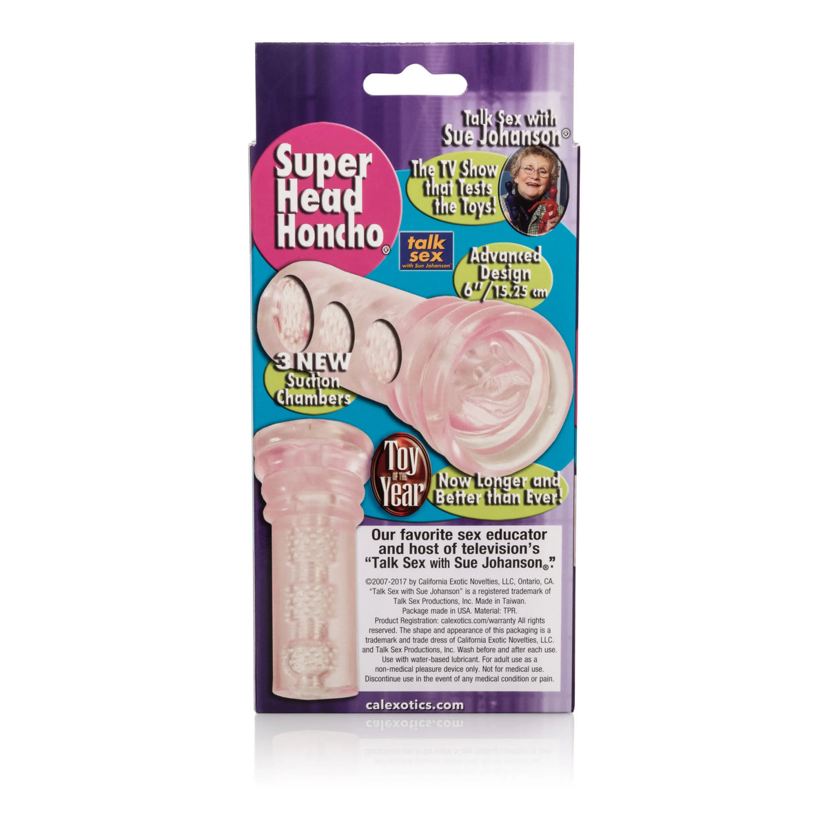 Sue Johnson Super Head Honcho > Sex Toys For Men > Masturbators Cup