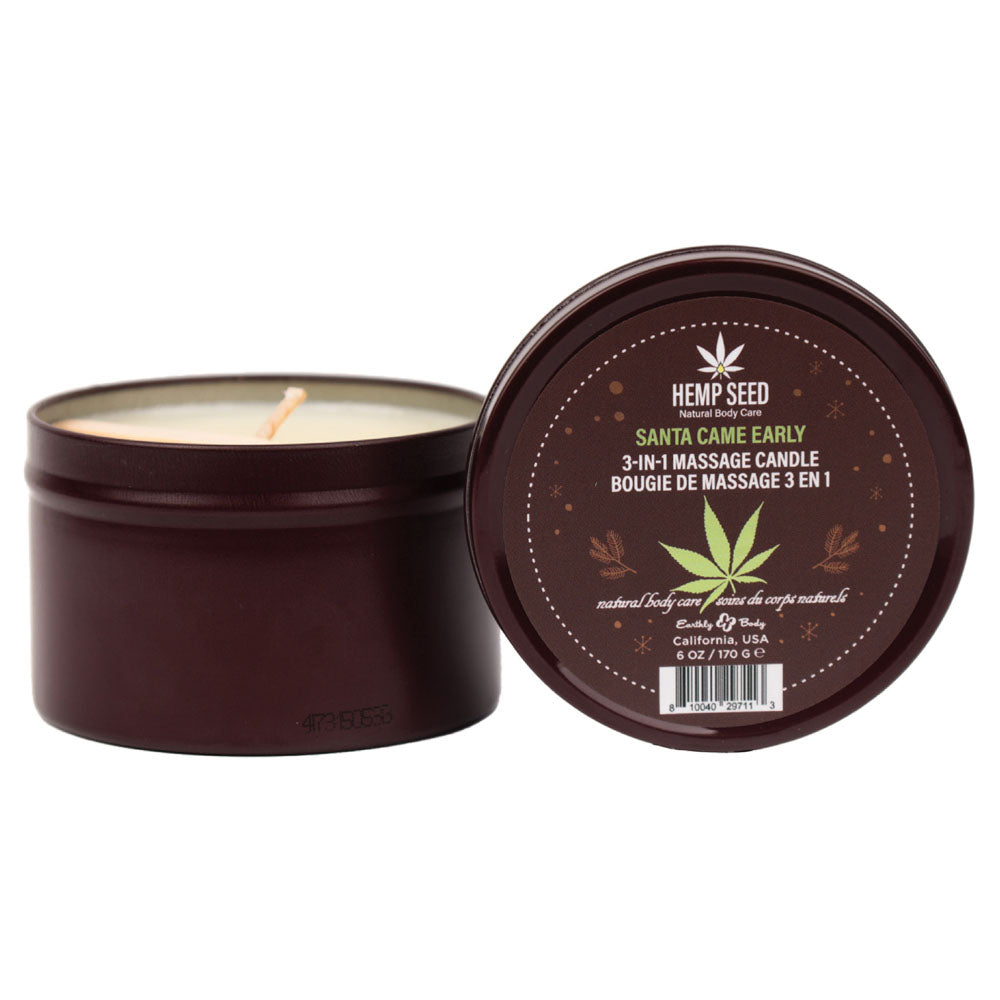 Hemp Seed 3-In-1 Massage Candle 170 g - Honey Cinnamon Maple Default Title Massage Candles