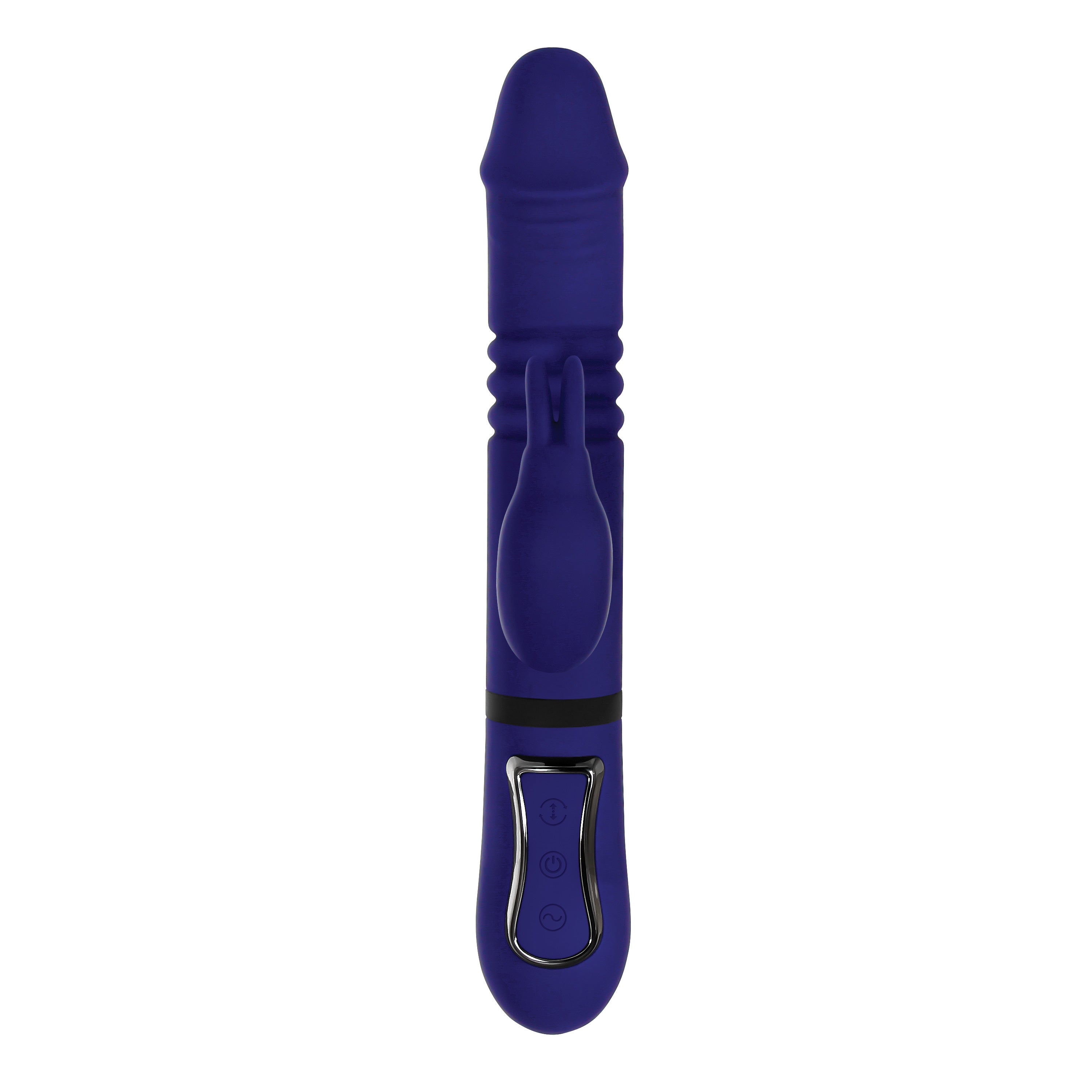 All in One Rechargeable Rabbit Vibrator with Powerful Thrusts VIBRATORS-RABBIT