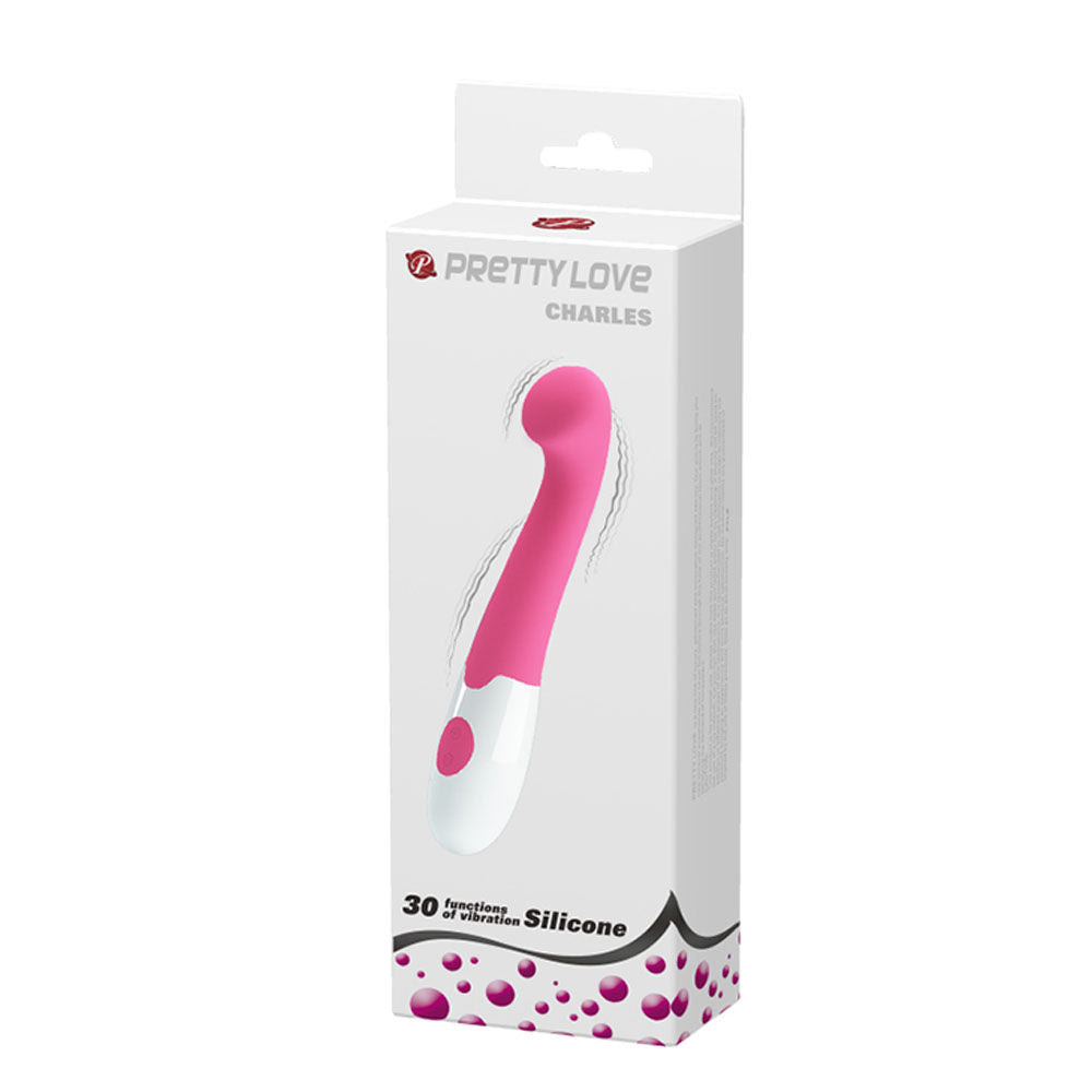 Pretty Love Charles (Pink) – Sleek Silicone Vibrator With 30 Vibrating Functions > Vibrators > Standard Vibrators