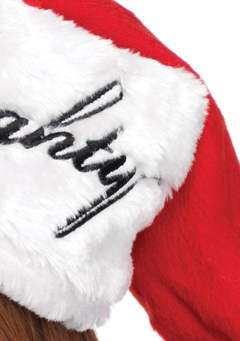 Reversible Plush Santa Hat – Soft Holiday Costume Accessory Red > Clothes > Accessories