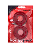 Stiffy 2 Piece Bulge Cockrings by HunkyJunk Red > Cock Ring > Single