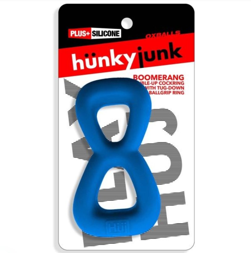 Boomerang Double-Ring Cockring & Nut-Tugger > Cock Ring > Single