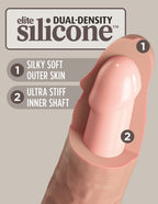 King Cock Elite 6 Inch Dual Density Silicone Dildo > Dildos > Realistic Dildos