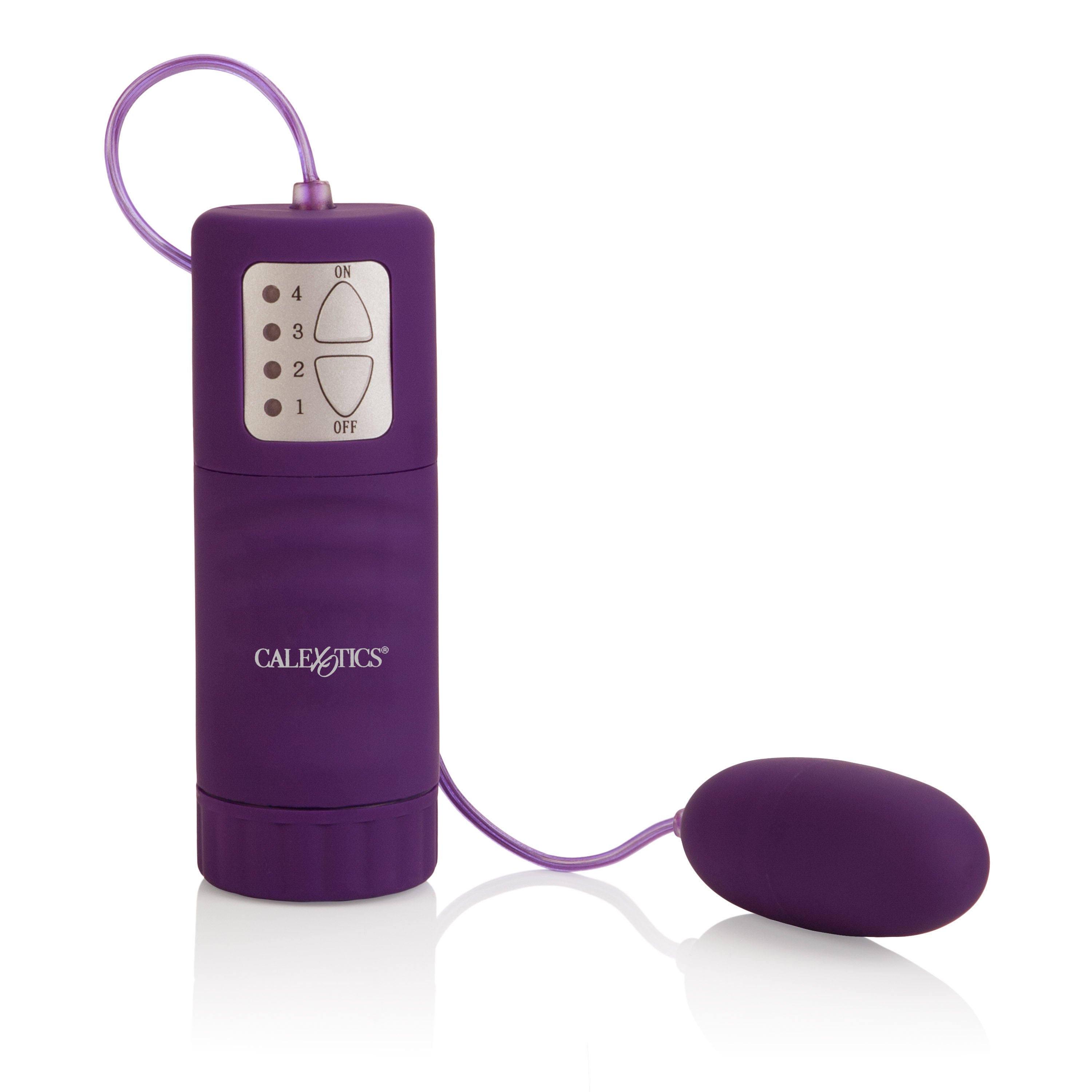Waterproof Velvet-Cote Bullet Vibrator with 4-Speed Controller BULLETS & EGGS