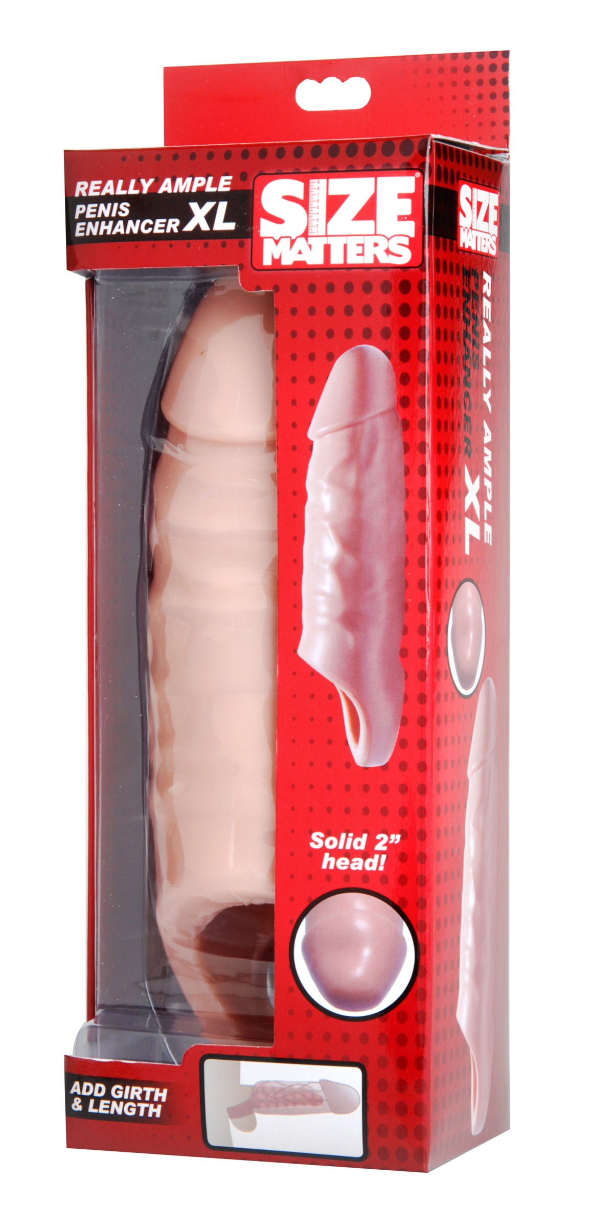 Size Matters Really Ample Penis Enhancer XL Flesh SLEEVES
