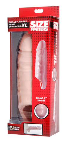 Size Matters Really Ample Penis Enhancer XL Flesh SLEEVES